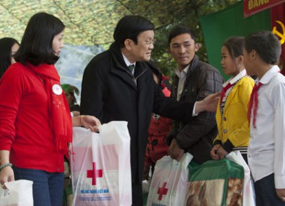 Vài câu chuyện về Chủ tịch nước, Chủ tịch danh dự của Hội Chữ thập đỏ Việt Nam Trương Tấn Sang