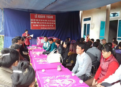 Hội Chữ thập đỏ tỉnh bàn giao nhà nhân đạo khu Đồng Mười, xã Phú Khê