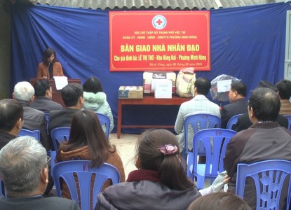 Việt Trì: Trao nhà Chữ thập đỏ cho hộ nghèo phường Minh Nông