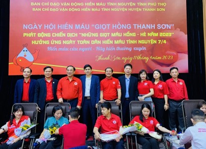 Phú Thọ: Phát động chiến dịch “Những giọt máu hồng Hè năm 2023”