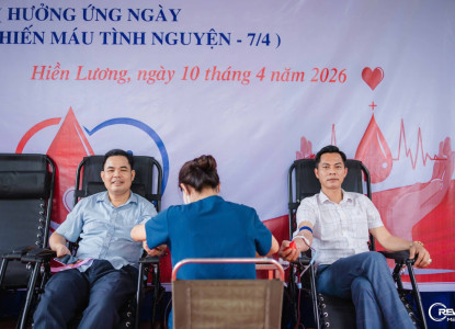 HIỀN LƯƠNG TỔ CHỨC THÀNH CÔNG NGÀY HỘI HIẾN MÁU TÌNH NGUYỆN NĂM 2026
