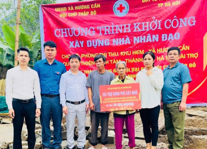 KHỞI CÔNG XÂY DỰNG NHÀ NHÂN ĐẠO TẠI XÃ HƯƠNG CẦN