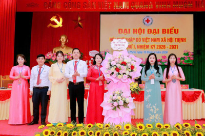 CHÚC MỪNG CÁC XÃ VÕ MIẾU, HỘI THỊNH, LẠC SƠN, MƯỜNG VANG ĐÃ TỔ CHỨC THÀNH CÔNG ĐẠI HỘI ĐẠI BIỂU HỘI CHỮ THẬP ĐỎ CẤP CƠ SỞ LẦN THỨ I, NHIỆM KỲ 2026 – 2031